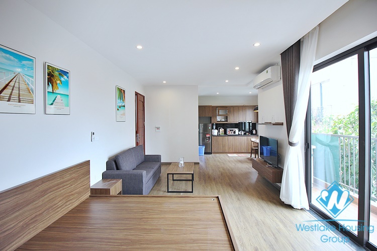 A brand new and bright studio for rent in Dang Thai Mai st, Tay Ho, Ha Noi